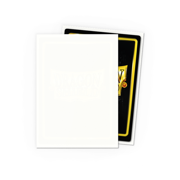 white2 White - Matte Sleeves - Standard Size