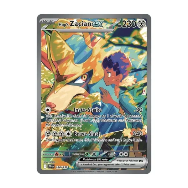 Hop's Zacian ex - 186/159 - Journey Together