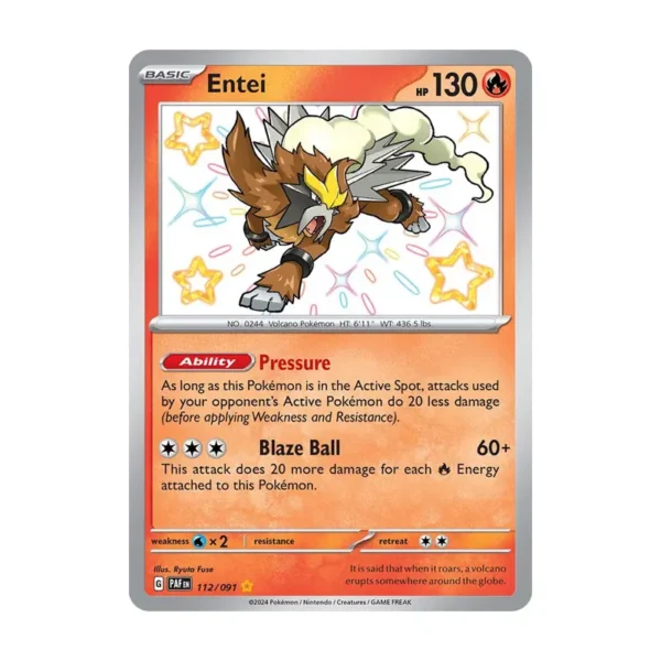 Entei - Paldean Fates