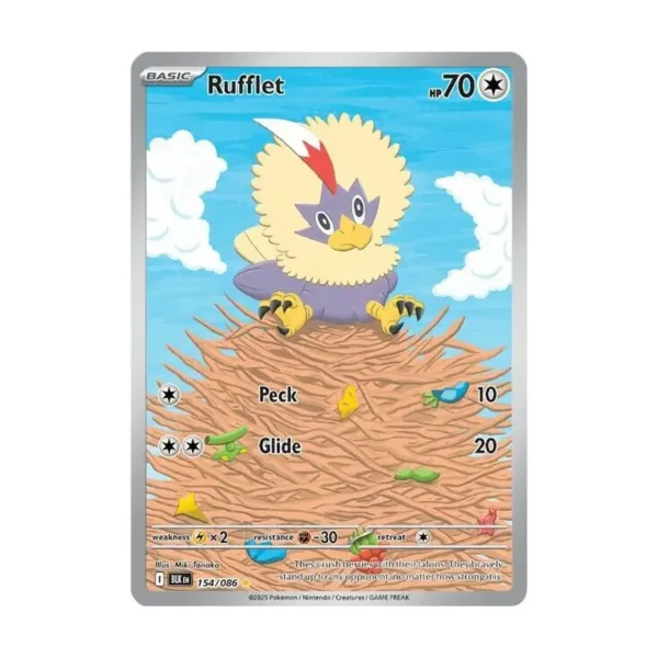 rufflet-blk Rufflet - 154/086 - Black Bolt