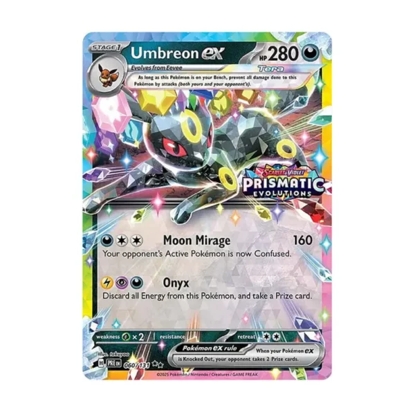 umbreon-promo Umbreon ex - 060/131 (Prismatic Evolutions Stamp)