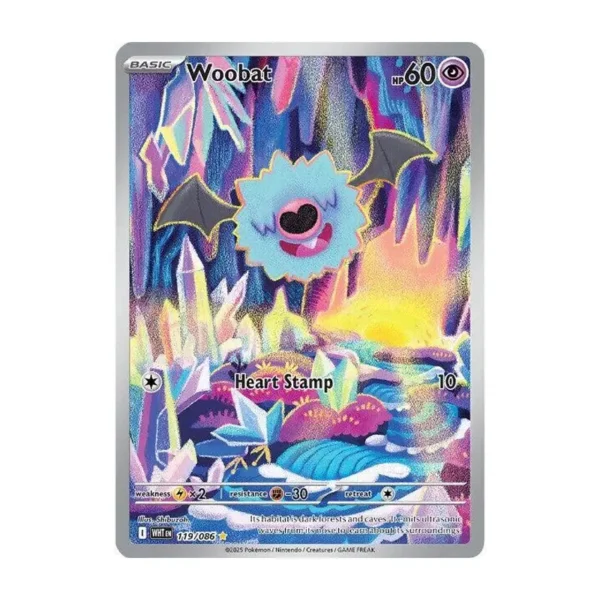 woobat-wht Woobat - 119/086 - White Flare