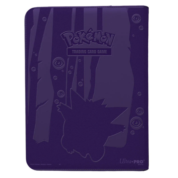 gengar atras carpeta Ultra Pro Elite Series - Gengar 12-Pocket Zippered PRO-Binder