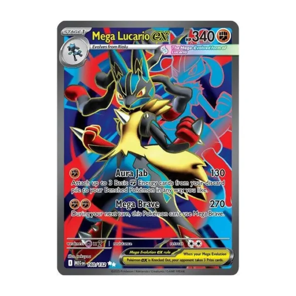 mega-lucario-full-mega Mega Lucario ex - 160/132 - Mega Evolution