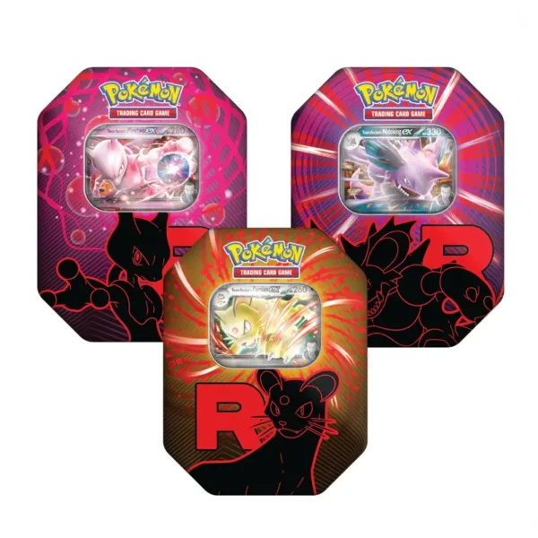 tin-rocket-espanol Team Rocket Tins Set (ESPAÑOL)