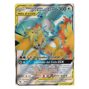 Moltres & Zapdos & Articuno GX (Full Art) - Hidden Fates (ESPAÑOL)