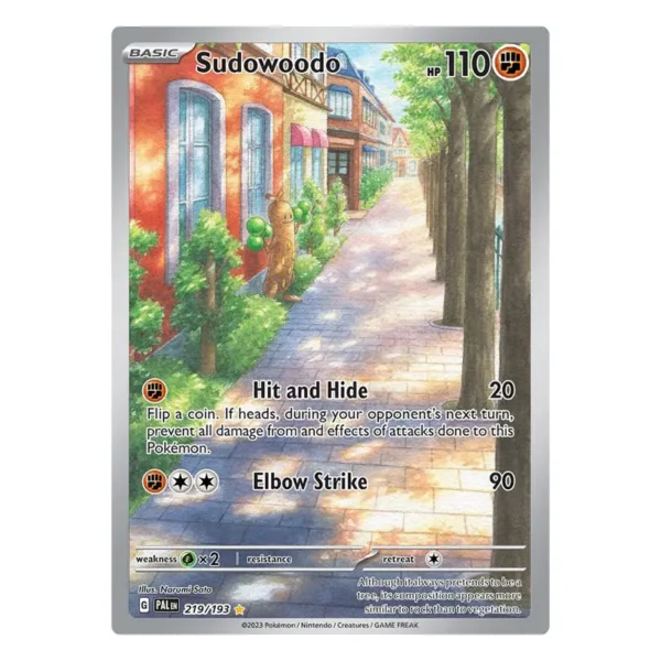 Sudowoodo - 219/193 - Paldea Evolved