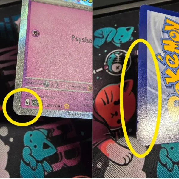 abra damaged1 Abra - SV: Paldean Fates (Damaged)