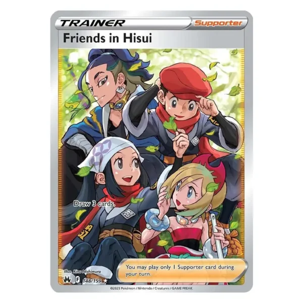 fiends-hisui-cz Friends in Hisui (Full Art) - Crown Zenith