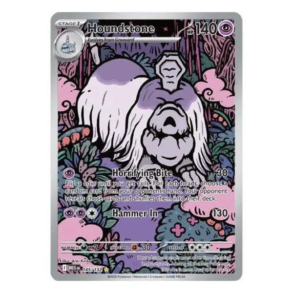 houndstone-meg Houndstone - 145/132 - Mega Evolution
