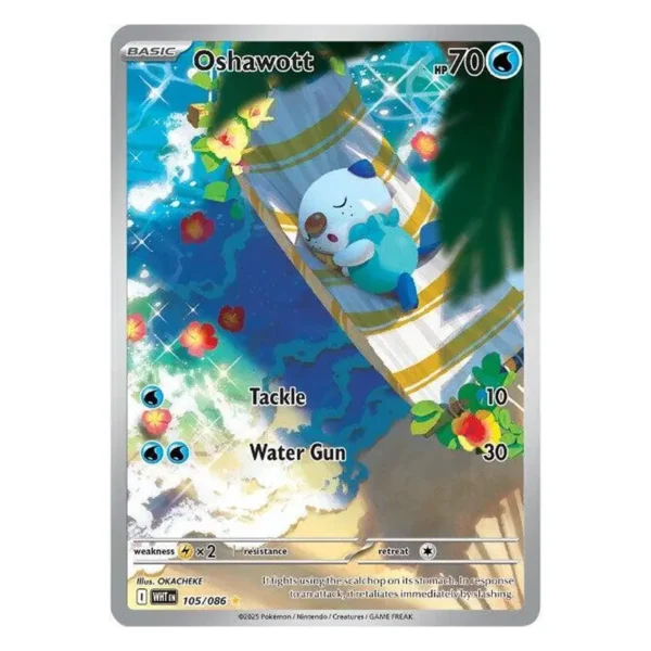 oshawott-wht Oshawott - 105/086 - White Flare
