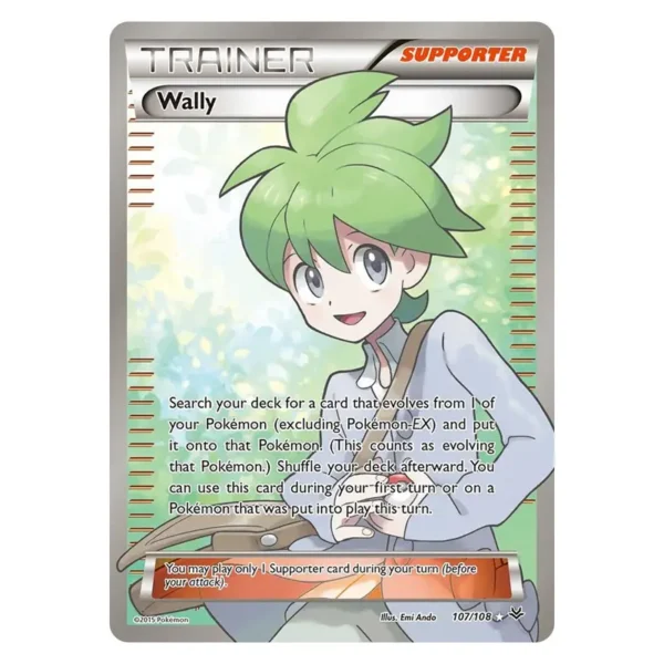 wally-roaring Wally (107 Full Art) - XY - Roaring Skies