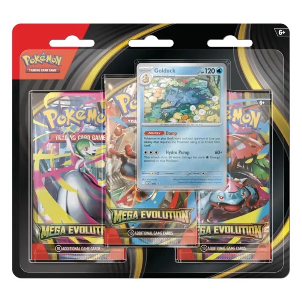 three-booster-mega-golduck Three Booster Blister - Golduck