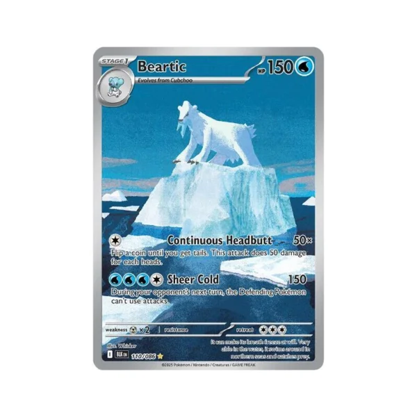 Beartic - 110 Beartic - 110/086 - Black Bolt