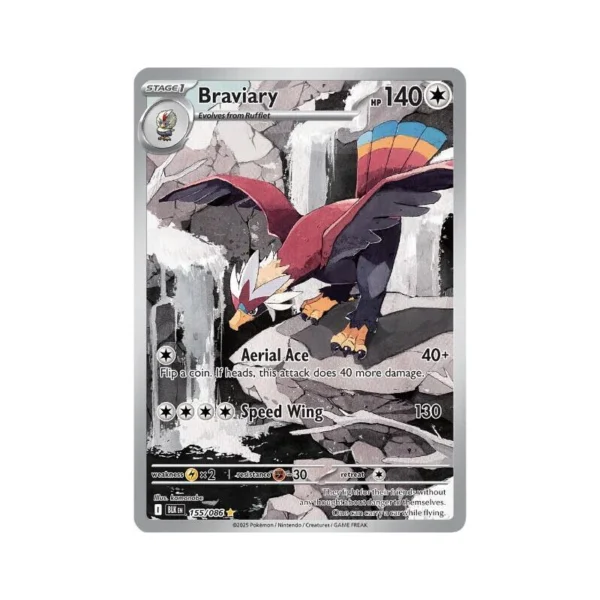 Braviary - 155 Braviary - 155/086 - Black Bolt