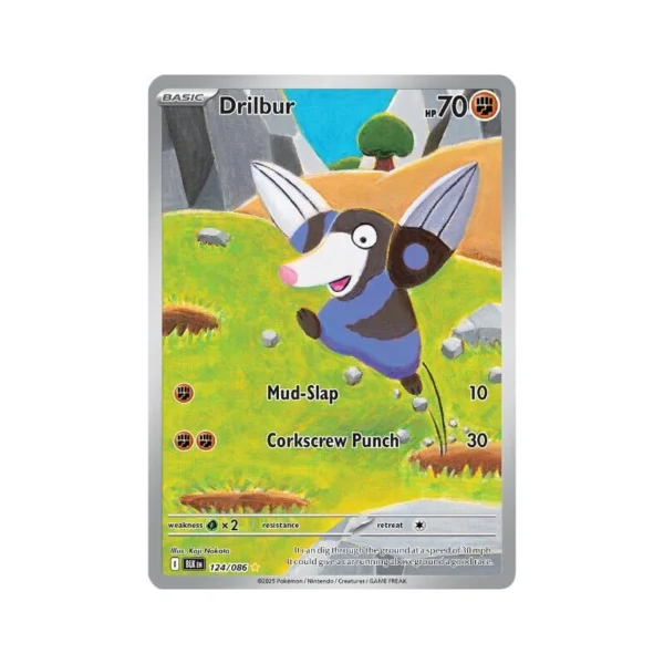 Drilbur - 124 Drilbur - 124/086 - SV: Black Bolt