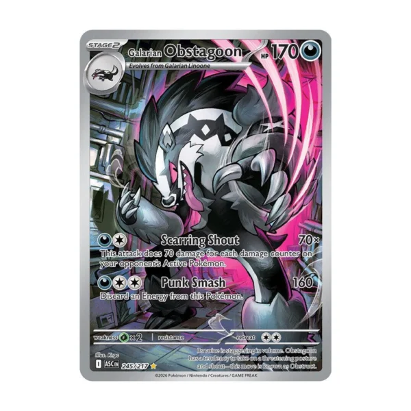 Galarian Obstagoon - 245/217 - Ascended Heroes