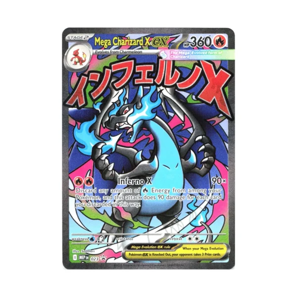 Mega Charizard X ex - 023 - Mega Evolution Promo