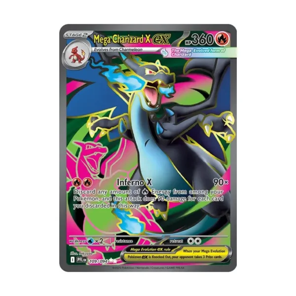 Mega Charizard X ex - 109/094 - Phantasmal Flames