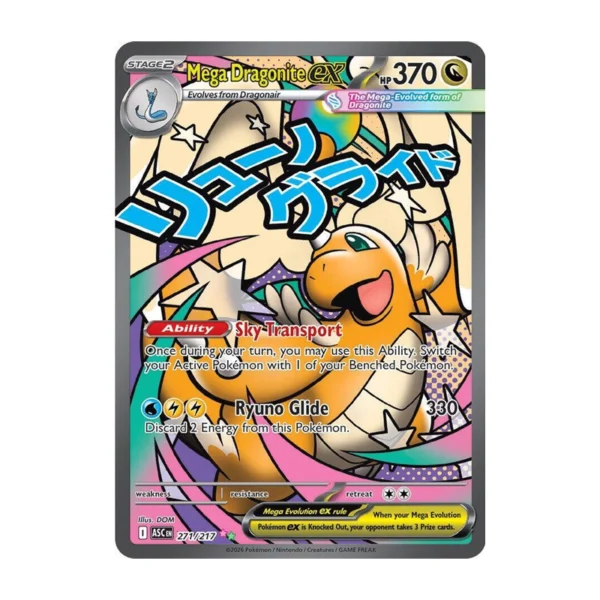 mega dragonite ex Mega Dragonite ex - 271/217 - Ascended Heroes