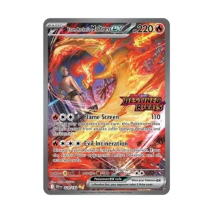 Team Rocket's Moltres ex - 229/182 (Destined Rivals Stamp)