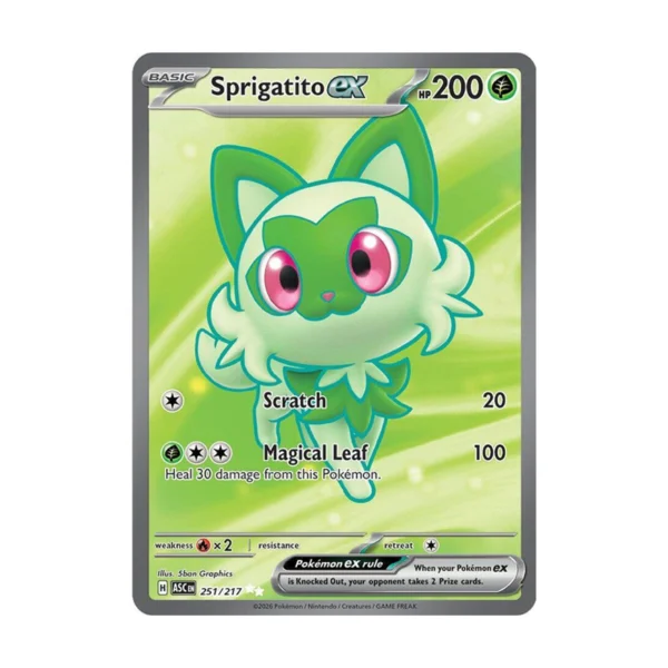Spring A Tito Sprigatito ex - Ascended Heroes - Aldebarán TCG