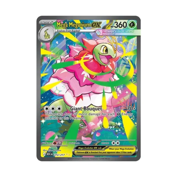 mega diance ex sir Mega Meganium ex - 272/217 - Ascended Heroes