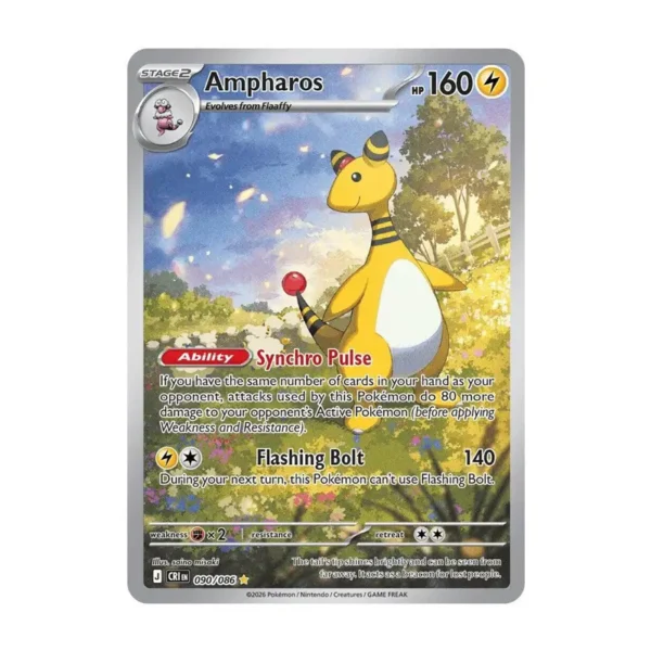 ampharos Ampharos - 090/086 - Chaos Rising (LP)