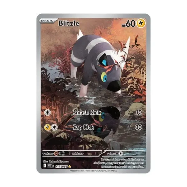 blitzle wht Blitzle - 114/086 - White Flare (Damage)