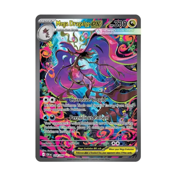 Mega Dragalge ex - 118/086 - Chaos Rising