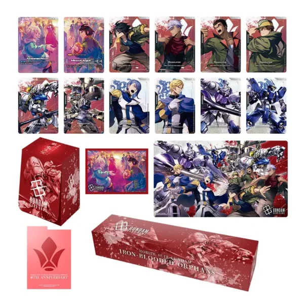 [PB02] GUNDAM CARD GAME Premium Accessory Set -Mobile Suit Gundam IRON-BLOODED ORPHANS