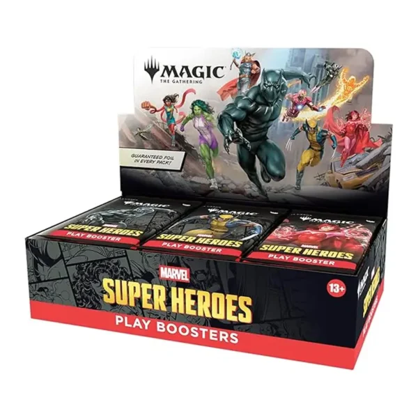 Marvel Super Heroes: Play Booster Box - Inglés