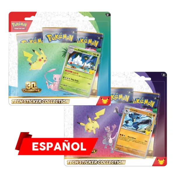 tech par español 30th Celebration Tech Sticker Collection PAR - Español