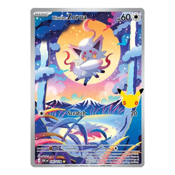 Hisuian Zorua - 145/128 - 30th Celebration